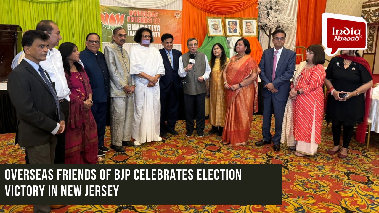 Overseas Friends of BJP celebrates election victory in New Jersey